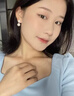 DAISY DREAM玫瑰的故事刘亦菲同款珍珠耳钉女2026新款爆款耳环轻奢银针耳饰品 925银针流苏珍珠耳环 实拍图