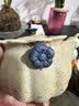 鹏山复古牡丹手抓壶青花火石红粗陶陶瓷单壶功夫茶具泡茶杯送礼茶器 实拍图