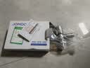 九牧（JOMOO）洗衣机角阀龙头水嘴不锈钢4分卡扣双控出水78016-991/1C-1 实拍图
