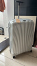 新秀丽（Samsonite）贝壳箱拉杆箱密码箱包七夕行李箱旅行箱单拉杆V22 白色-双轮【升级款】 28英寸 实拍图
