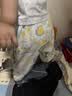 欢喜小熊6个月-3岁男宝宝防蚊裤2条装夏季薄款纯棉女婴儿裤子束口长裤 实拍图