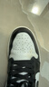 Jordan男女休闲鞋 AJ1熊猫 AJ 1高级感潮流运动鞋DC0774-101黑白42.5 实拍图