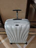 新秀丽（Samsonite）贝壳箱拉杆箱密码箱包七夕行李箱旅行箱单拉杆V22 白色-双轮【升级款】 28英寸 实拍图