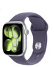 Apple/苹果 Watch S11 智能手表GPS+蜂窝款42毫米银色铝金属表壳雾紫色运动型表带S/M MF9G4CH/B 实拍图