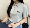 花国衫灰色工作服t恤定制印绣logo夏季4s店公司团体车企工装polo衫短袖 【凉感Polo衫定制 | 默认不带图案 | 详情请咨询客服】 L 实拍图