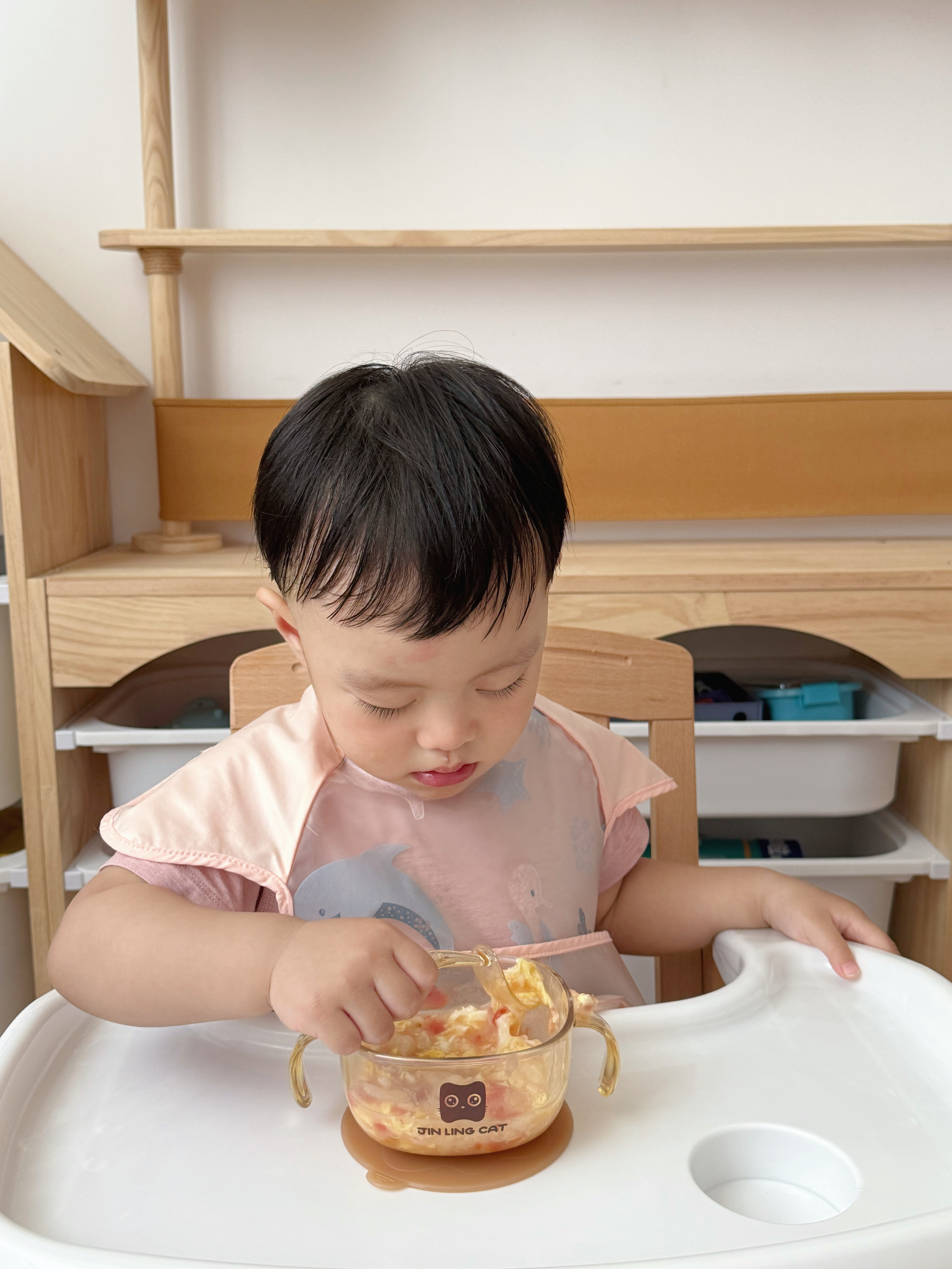 马博士婴儿勺子宝宝自主进食学吃饭训练勺婴儿童餐具弯头辅食勺 实拍图