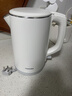 东芝（TOSHIBA）0涂层电热水壶进口Strix温控器母婴级食品级家用保温开水烧水壶双层防烫 1.5L 【304不锈钢内胆】 实拍图