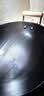 中福双耳铁锅炒菜锅家用铸铁锅无涂层炒锅老式生铁锅圆底燃气陆川铁锅 双耳圆底 36cm 锅盖+开锅 实拍图