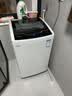 惠而浦（Whirlpool）全自动波轮洗衣机 8kg小户型公寓适用 阻尼玻璃盖板 活水漂洗 WVP801301W以旧换新 实拍图