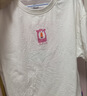马骑顿（MQD）童装男女同款短袖T恤夏季儿童潮酷短袖T恤 白色 本白 160 实拍图