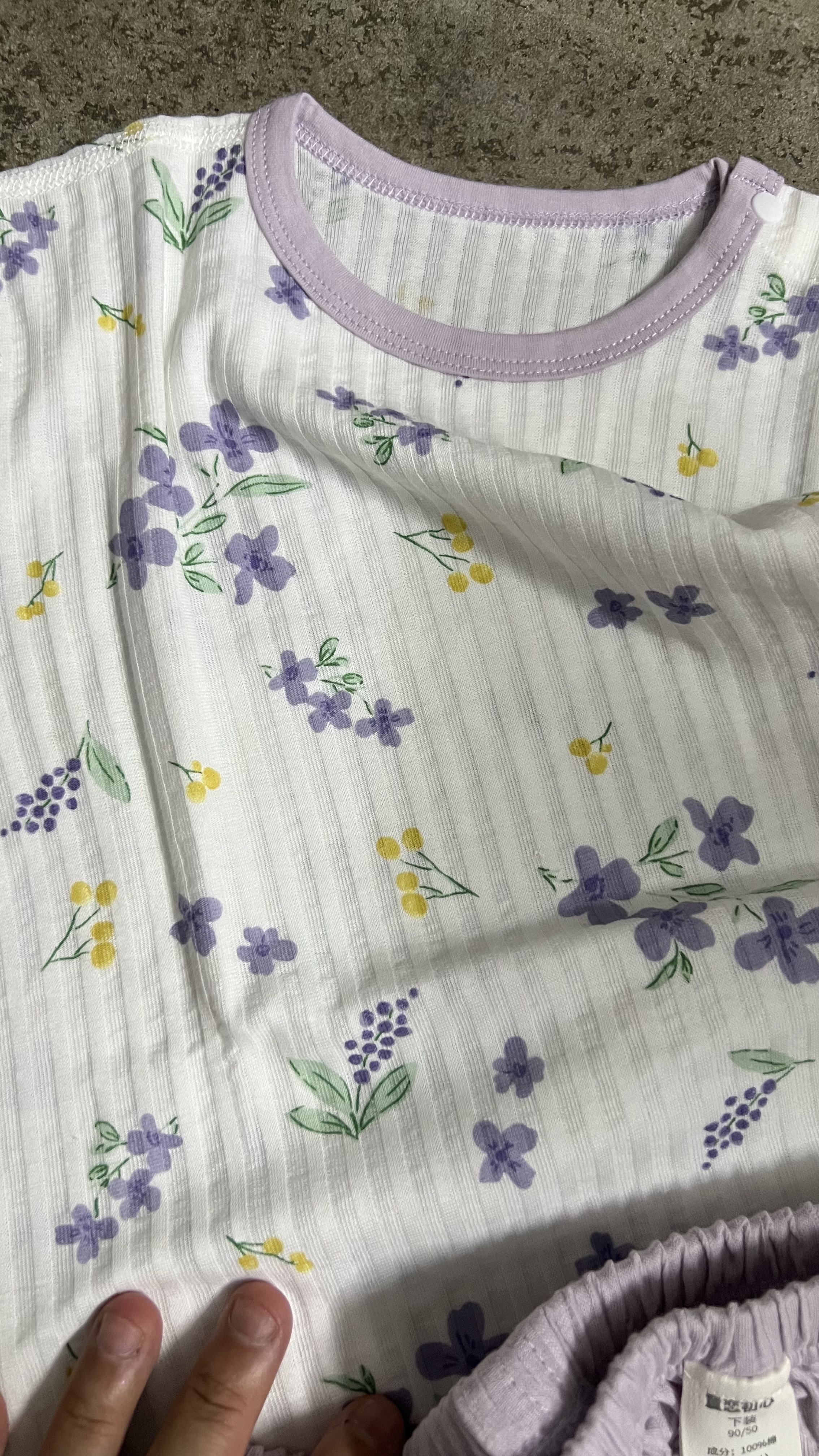 童恋初心婴儿夏季套装短袖七分裤宝宝纯棉薄款新生分体夏天衣服男女童夏装 实拍图
