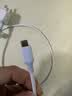绿联适用苹果18充电线Type-C数据线双头PD60W快充车载iPhone18/17e/16ProMax平板iPad笔记本1米蓝色 实拍图