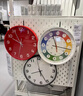 宜家（IKEA）KORVTRAD科夫特莱挂钟家用彩色墙面儿童静音卧室 挂钟多色28cm 实拍图