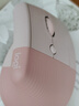 罗技（Logitech）Lift人体工学鼠标 垂直鼠标 小手鼠标 无线蓝牙鼠标 3台设备秒切换 带Logi Bolt接收器 粉色 实拍图