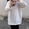 浪莎儿童t恤男女童春夏纯棉打底衫中大童青少年7A抑菌t恤长袖纯色120 实拍图
