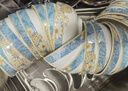 浩雅景德镇陶瓷碗具套装陶瓷米饭碗汤碗用面碗饭碗时光漫步10个装 实拍图