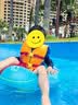 swimbobo儿童游泳圈防侧翻男女童坐圈小孩充气浮圈儿童游泳装备BO8001XL 实拍图