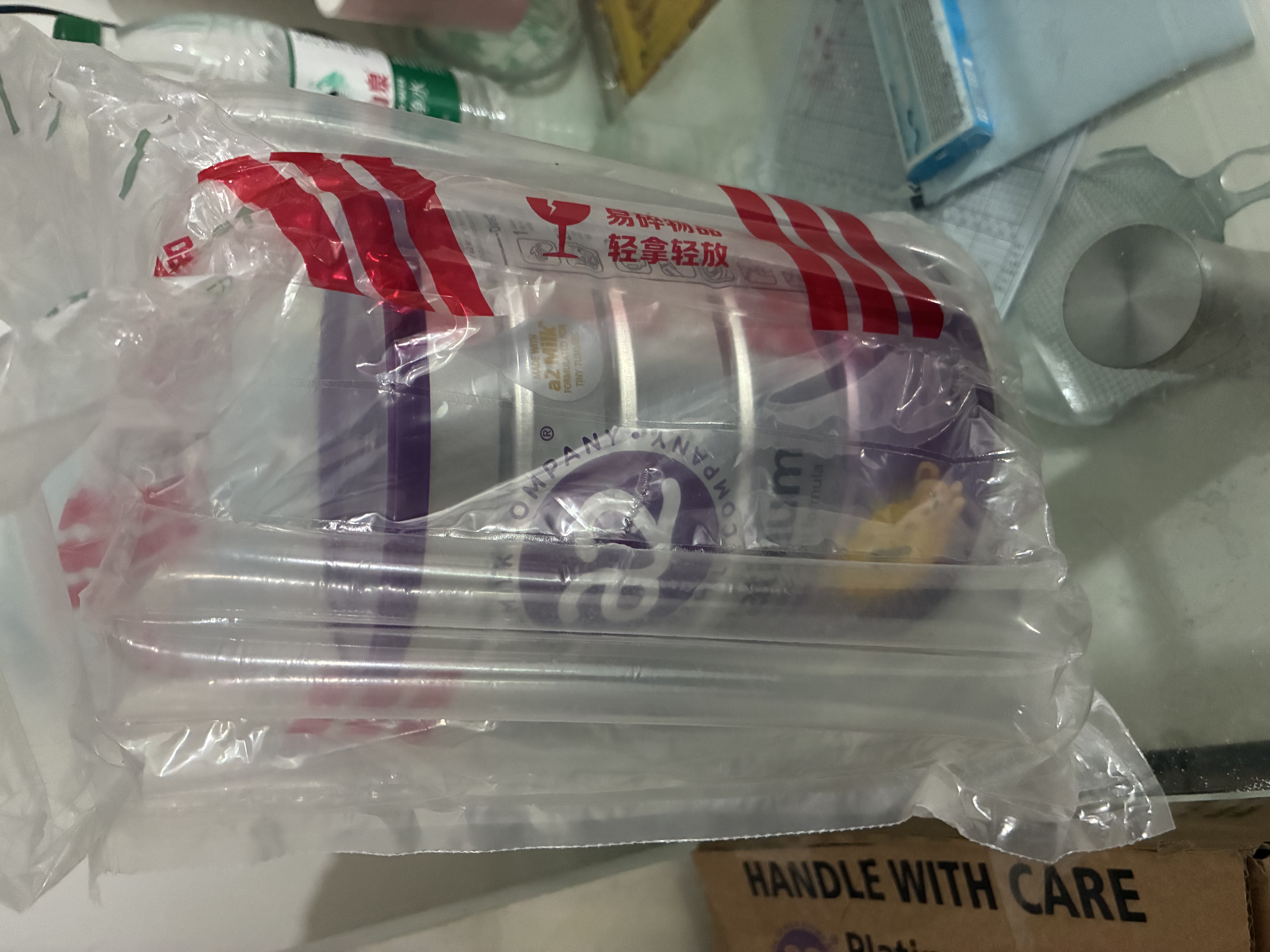 a2奶粉3段紫白金124段婴幼儿配方牛奶粉900g新西兰原装进口正品 2段6罐精装原箱【优惠叠加立省121元+直播购赠品】 实拍图