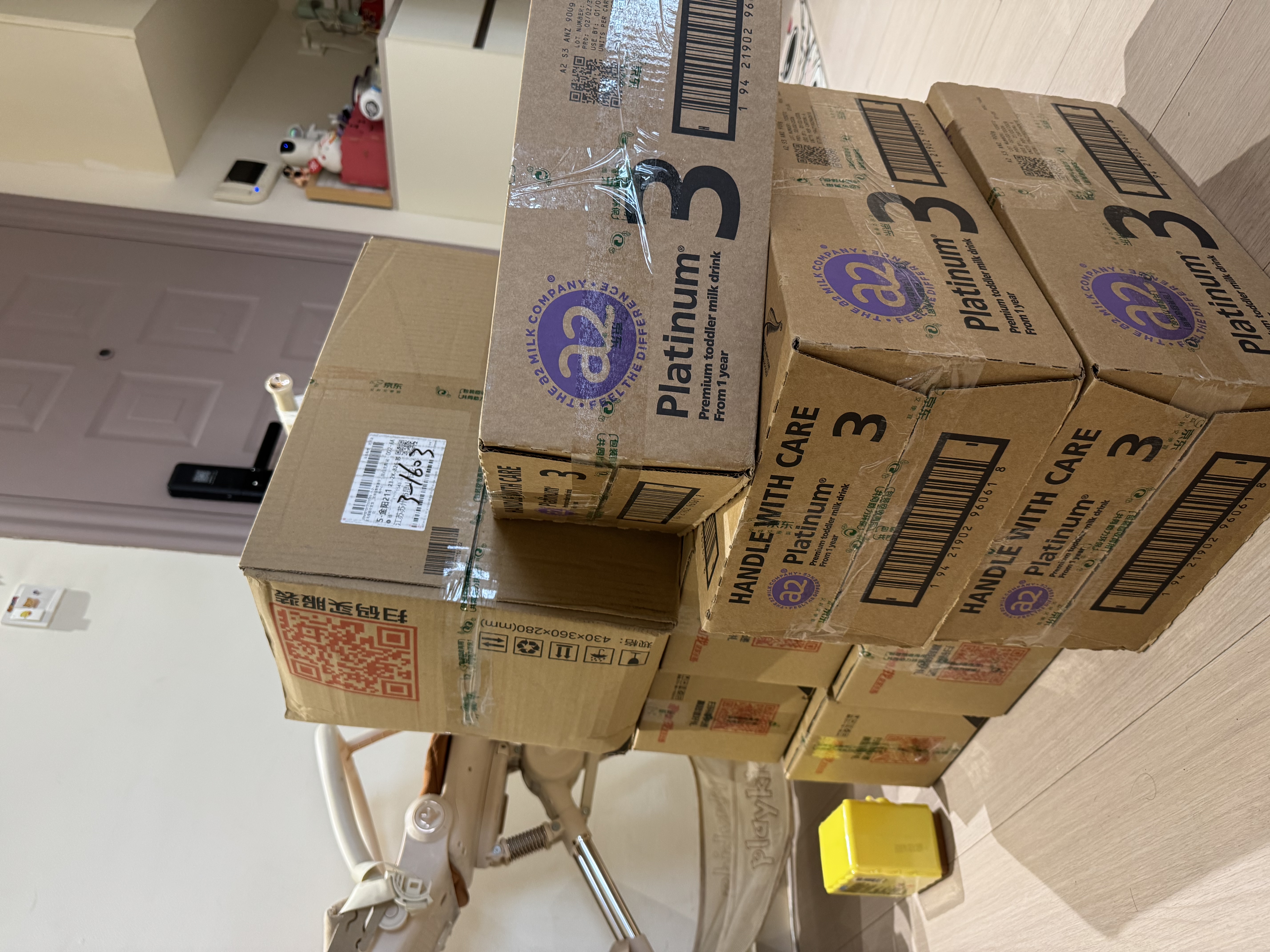 a2奶粉3段紫白金版124段婴幼儿配方牛奶粉900g新西兰原装进口正品 【每满500赠10元E卡】2段1罐 效期28.1 实拍图