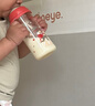 贝亲奶瓶ppsu 防胀气奶瓶 婴儿奶瓶 大容量宽口径耐摔双把手 330mL配LL 9月+翻盖吸管杯头18月 实拍图