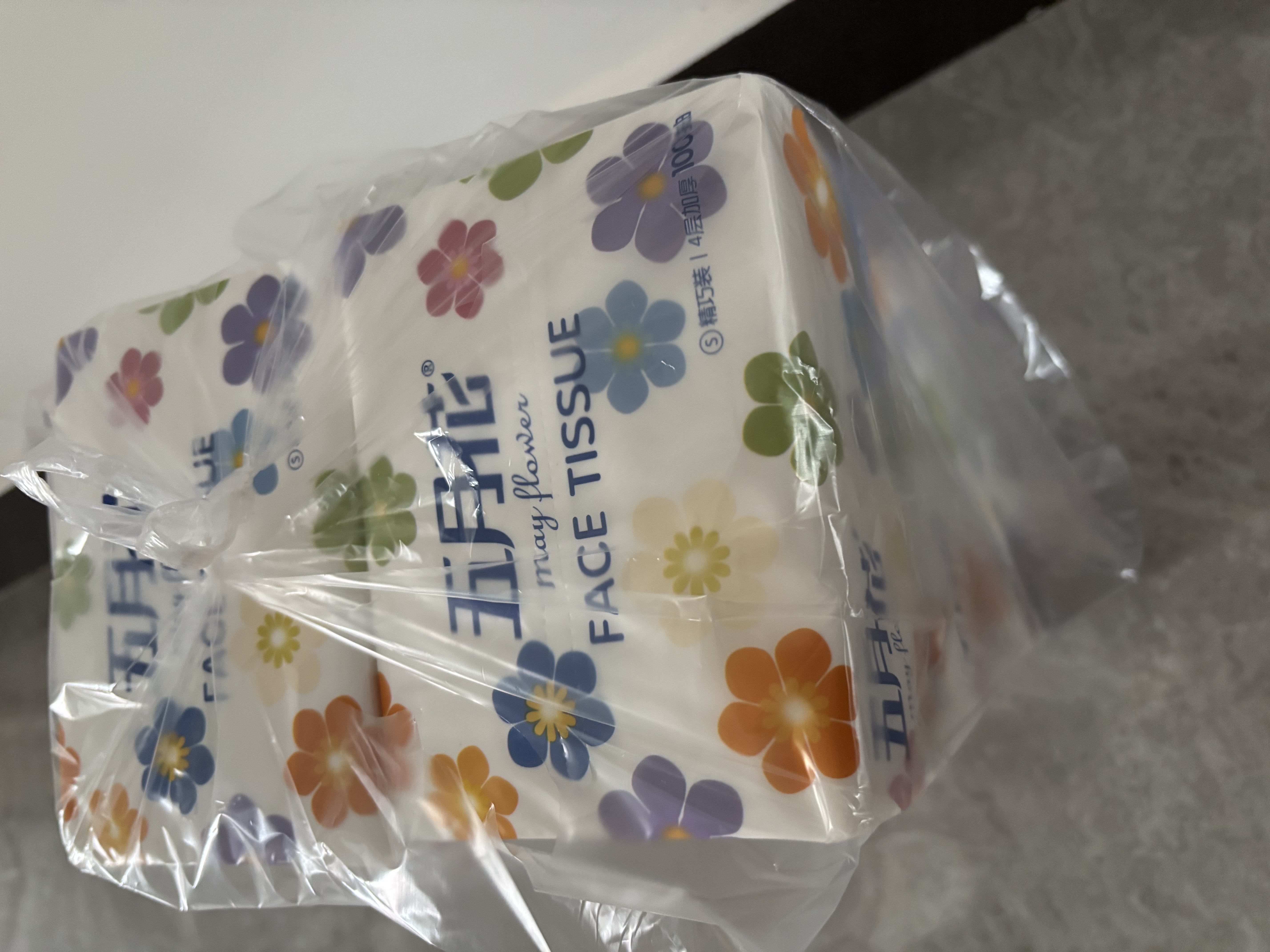 五月花（May Flower） 有芯卷纸 4层180克*24卷 厕所卫生用纸柔软韧压花厚实 整箱装 实拍图
