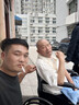 鱼跃(yuwell)轮椅车H051折叠老人轻便旅行手推车钢管免充气胎代步车 实拍图