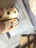 名创优品（MINISO）洞洞鞋女男款EVA夏外穿沙滩凉鞋防滑踩屎感情侣 卡其+趣味零食 实拍图