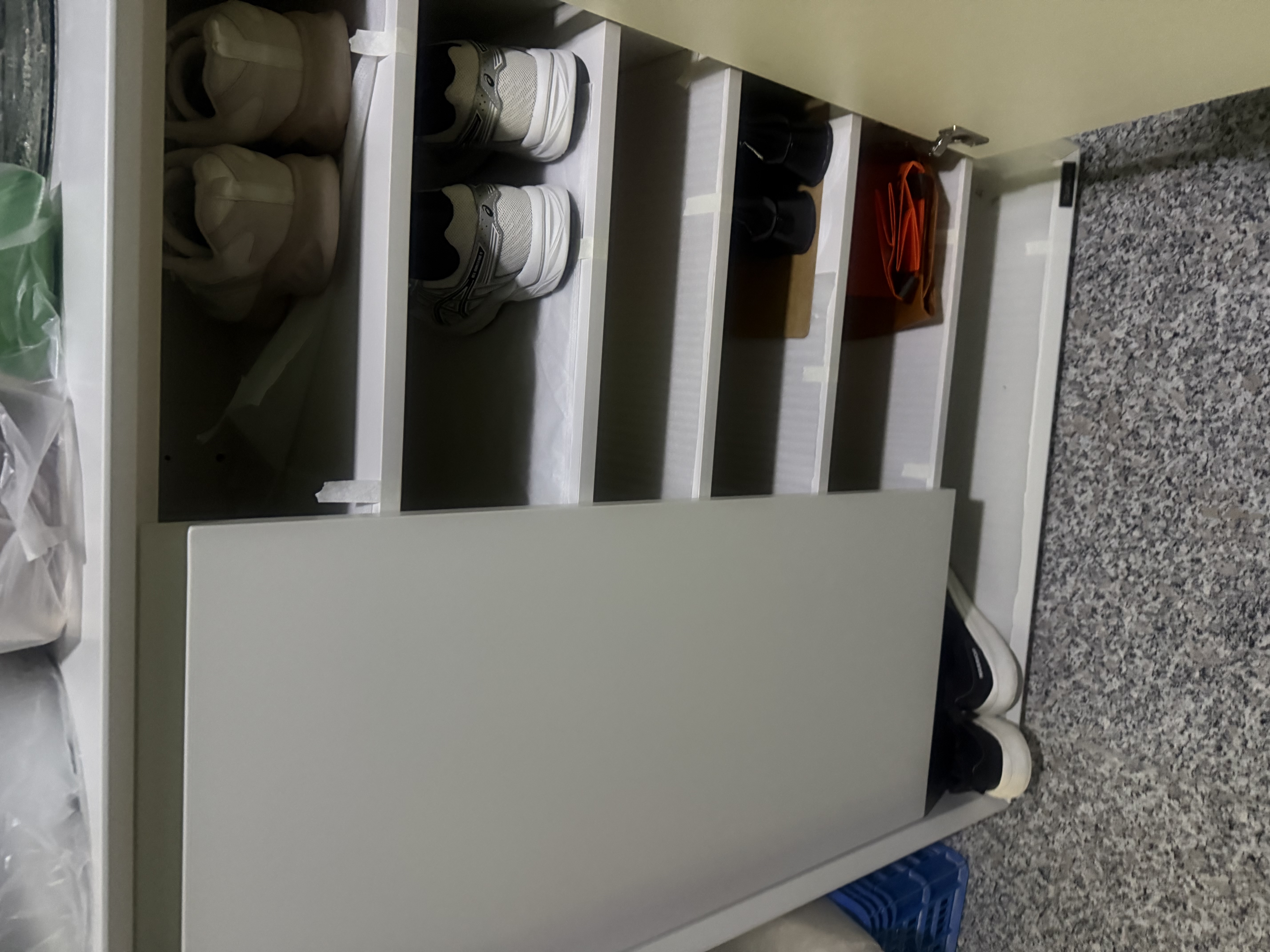 全友家居 现代简约家具鞋柜入户玄关柜家用进门靠墙多层收纳置物柜 实拍图