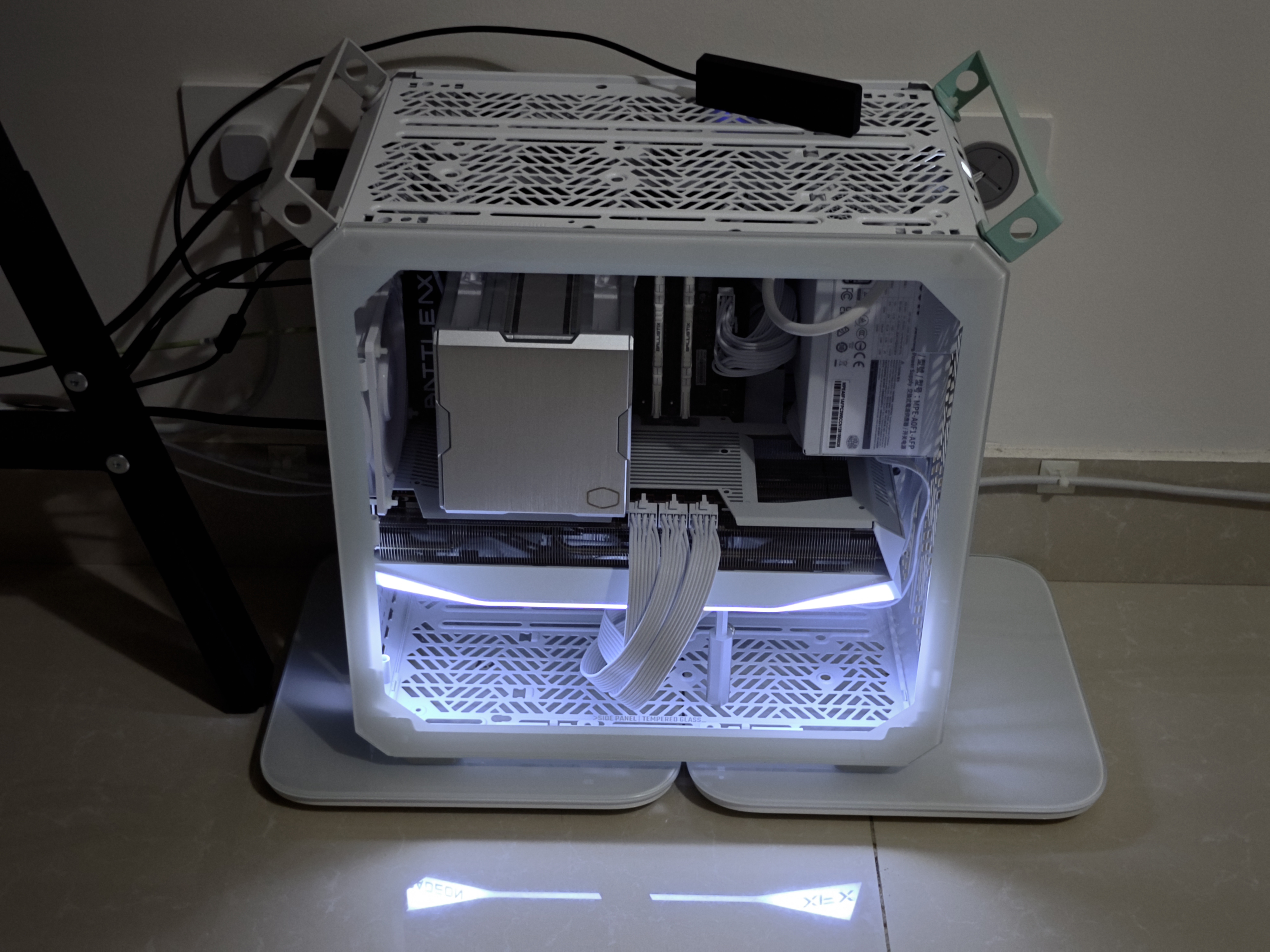 酷冷至尊（CoolerMaster）莫比乌斯 120 机箱单体风扇12cm白色版 环形扇叶/几何防震/LDB轴承/五年质保 实拍图