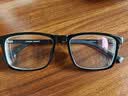 依视路（ESSILOR） 新款商务男镜架时尚镜框女配依视路镜片近视定制眼镜网上配镜 TR90-全框-1021BK-黑色 镜框+依视路膜岩高清1.60现片 实拍图