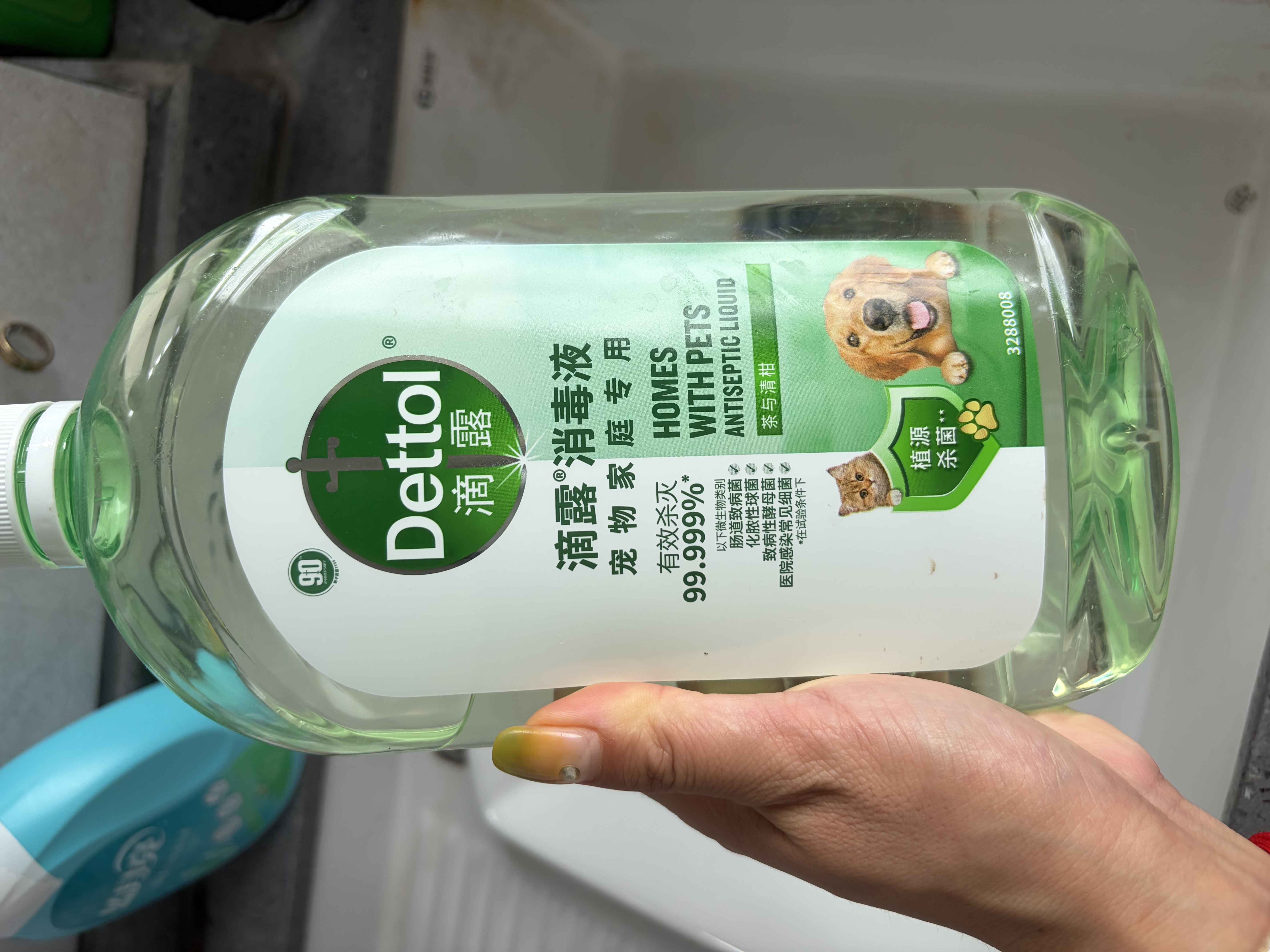 滴露（Dettol）宠物家庭消毒液1L灭杀真菌细菌 猫砂去味 宠物除臭除味剂消毒水 实拍图