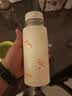 膳魔师（THERMOS）儿童316L保温杯开学必备6-12岁上学生专用水杯三盖水壶600ml黄绿 实拍图