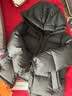 保姆鹅 儿童羽绒服宝宝短款加厚白鸭绒外套男童女童保暖防风冬[NG2637] 黑 120 实拍图