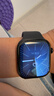 Apple/苹果 Watch S11 智能手表GPS+蜂窝款46毫米亮黑色铝金属表壳黑色运动型表带M/L MFDA4CH/B 实拍图