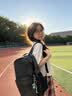 CALWAN KEODH双肩包女背包男2026新款大学生大容量电脑包女生轻便帆布旅行书包 【黑色】实用高端品牌高颜值简约百搭休闲通勤运动包 实拍图
