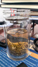 希诺双层玻璃杯带把手高档泡茶杯子男家用办公透明水杯XN-9005 420mL 实拍图