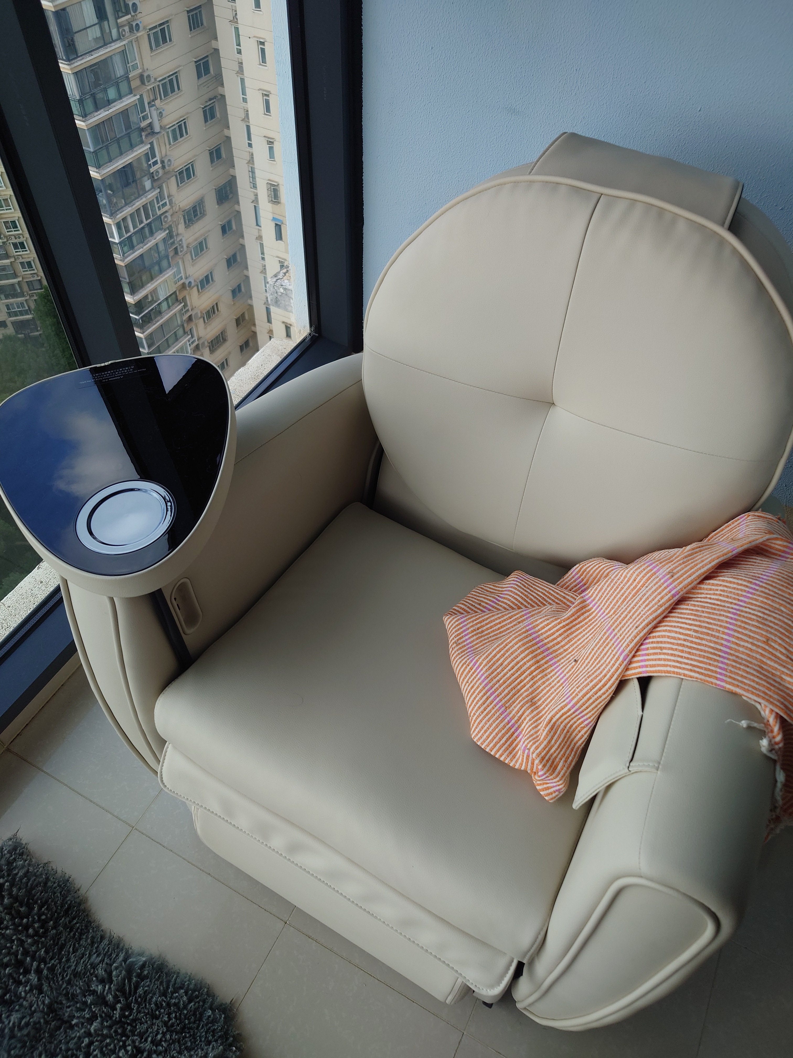 傲胜（OSIM）家用按摩椅小型按摩沙发全身【新加坡品牌】8变小天后Plus沙发椅OS-875P象牙白生日礼物实用送长辈 实拍图