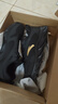 安踏男鞋运动鞋男夏季男士软底减震网面透气跑步鞋休闲鞋皮面防水鞋男 (夏季网面透气)黑/金属金 42 实拍图
