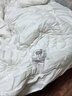 LOVO罗莱 100%澳州羊毛冬被芯子A类抗菌防螨升温4.8斤150*215cm白 实拍图