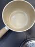 京严奶锅雪平锅家用辅食锅牛奶锅泡面煮粥一体陶瓷奶锅电磁炉燃气通用 【内外陶瓷|健康含钛】奶锅带蒸笼 适用1~2人 18cm 【0氟涂层|健康不沾|轻烟少油】 实拍图