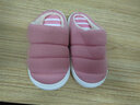 京东京造儿童棉拖鞋轻简舒适卡通毛绒保暖棉拖鞋女童婴儿粉30-31  JZ-1272 实拍图