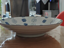 京东京造 盘子 餐盘饭盘餐具菜盘家用陶瓷水果备菜盘 北海道7英寸盘*4 实拍图