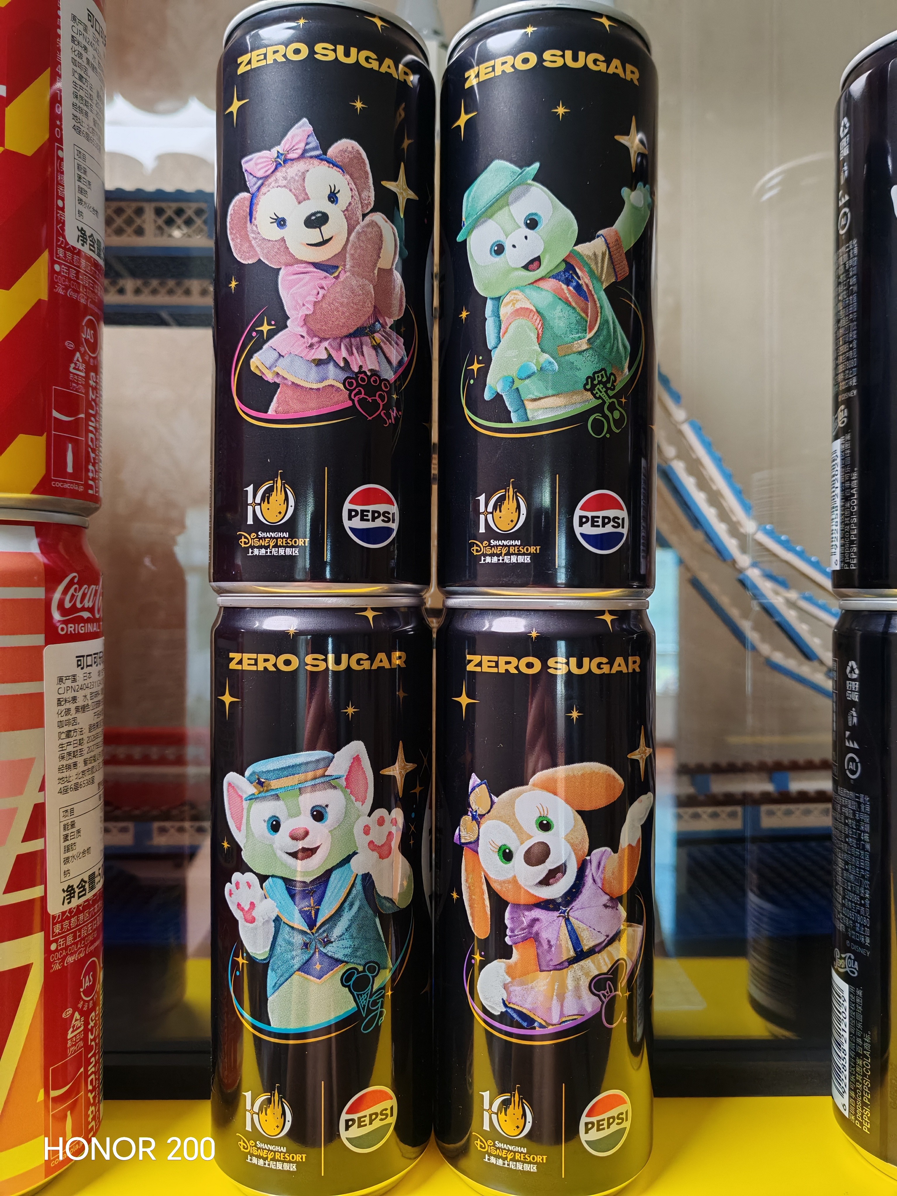 百事可乐Pepsi 百事无糖-迪士尼米奇家族礼盒330ml*15听 细长罐整箱装 实拍图