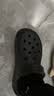 卡骆驰（CROCS）经典泡芙Clog男女一脚蹬懒人沙滩洞洞鞋 黑色 39(39-40） 实拍图