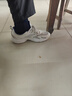 特步云途秋季新款跑鞋男运动鞋轻便皮面休闲鞋防滑黑色跑步鞋鞋子防水 帆白/墨青蓝（网面） 42 (265mm) 脚长26.5CM新砝码42.5 实拍图