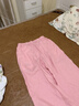 MUJI 女式 汉麻水洗宽版裤女装裤子女款女士长裤休闲裤阔腿裤26年春夏 粉红色 L （165/70A） 实拍图