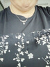 唯一（Winy）施华洛世奇锆紫藤花银项链女款2026新款吊坠生日礼物送女朋友首饰 实拍图