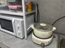 美的（Midea）电煮锅 电火锅 电热锅 电炒锅 分体式可拆洗 2.6L小电锅 学生宿舍多功能锅泡面锅 XZC2088S 配蒸笼 实拍图
