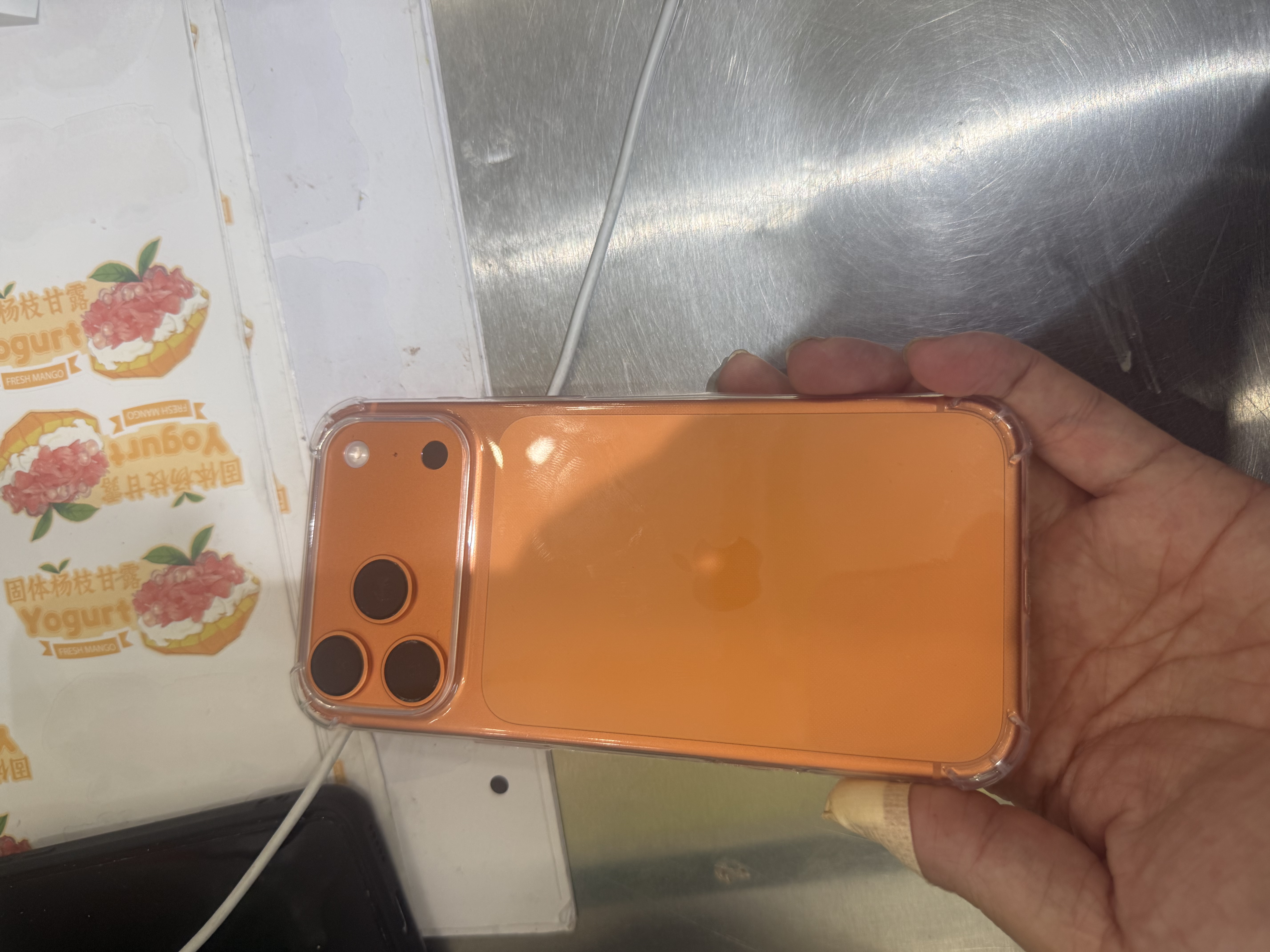 苹果17Promax【原装未使用】iphone17promax苹果17pro 双卡双待5G美版 17Promax 星宇橙 512G 全网通【配件礼包】 实拍图