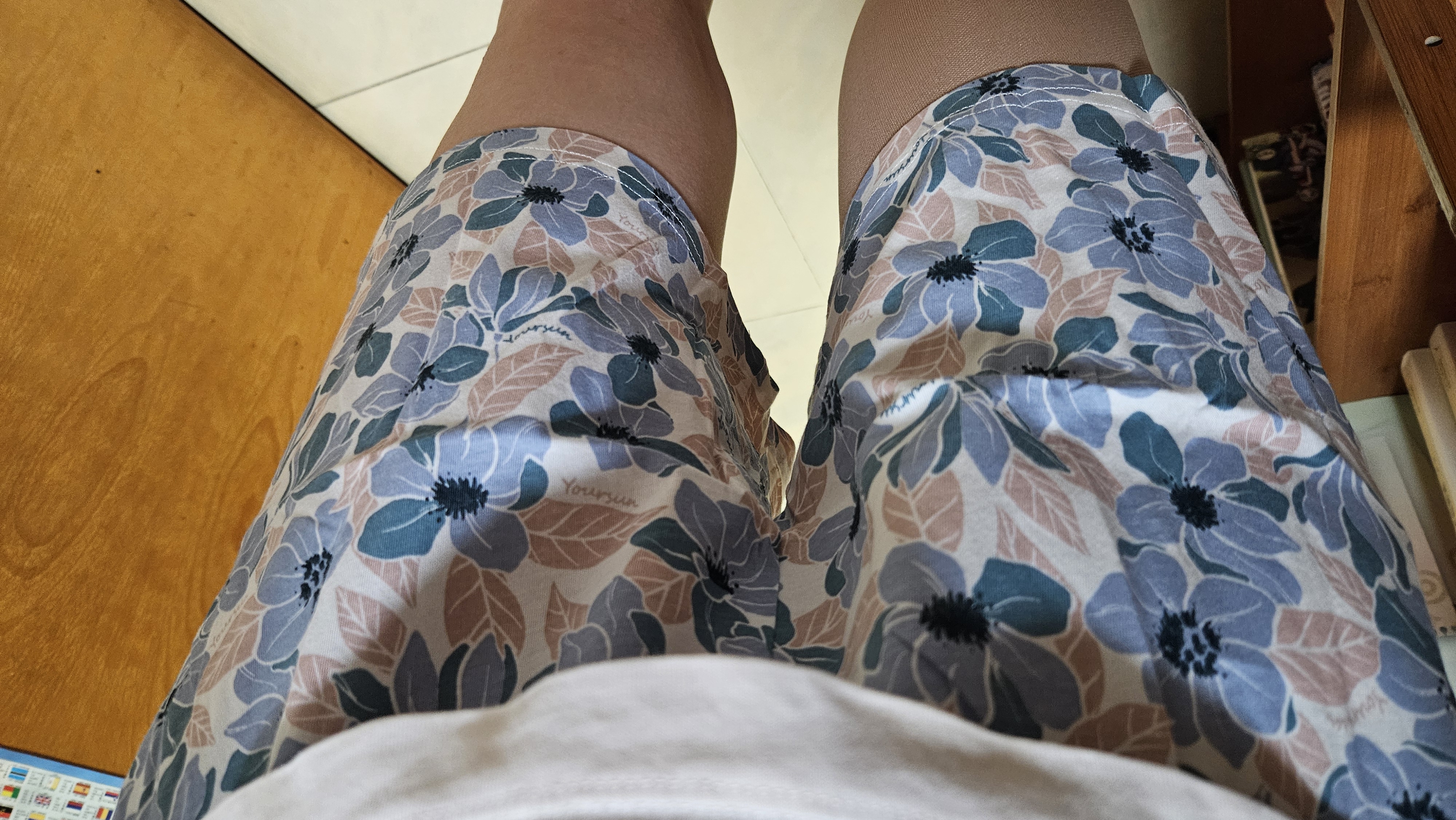 宜而爽【100%纯棉】睡裤女短裤家居裤一等品新疆精梳全棉可外穿 实拍图